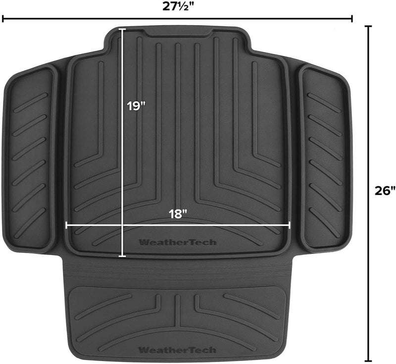 WeatherTech Child Car Seat Protector, Black - Image 2